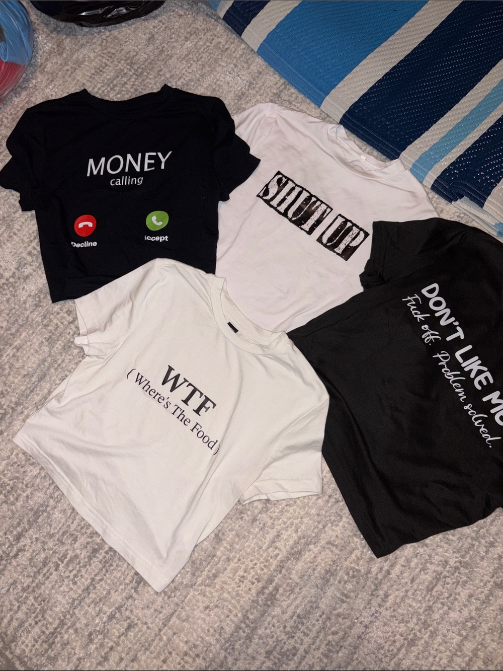 Bundle of 4 crop tops